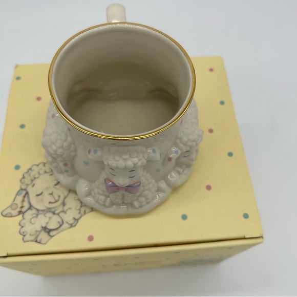 LENOX LAZY LAMBS CHILD'S CUP MUG - Picture 6 of 8